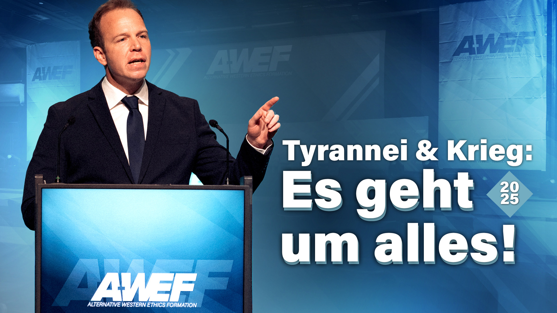 „Tyrannei und Krieg: Es geht um alles!“ Stefan Magnet eröffnet das A-WEF 2025