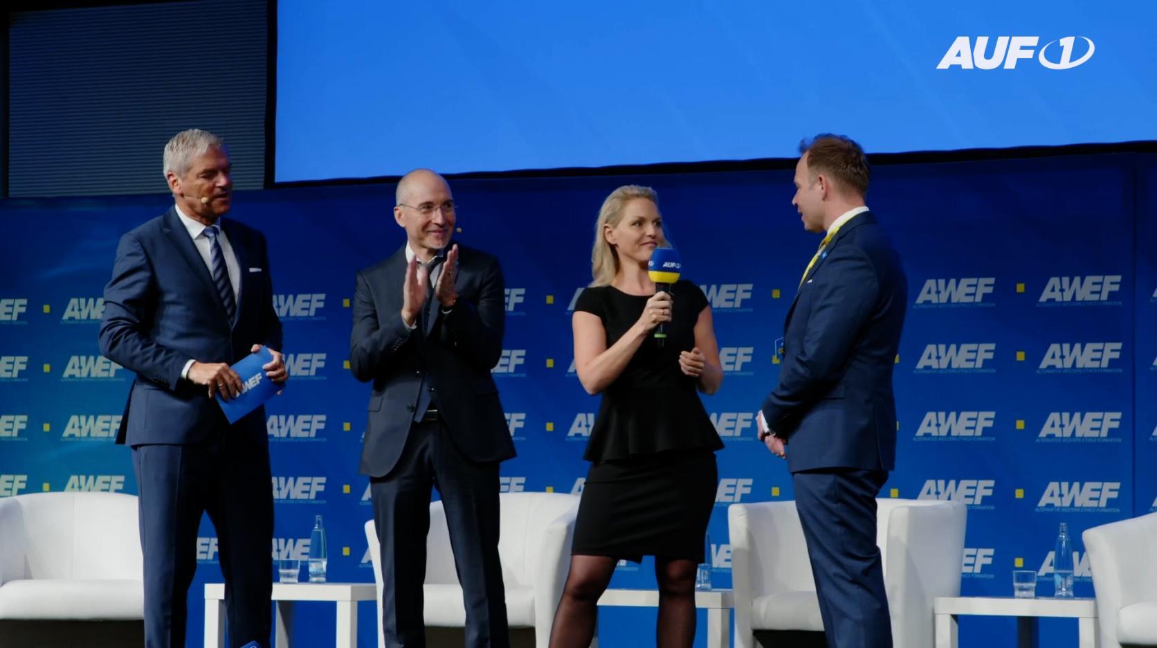 Eröffnung des Alternativ-WEF in Prag