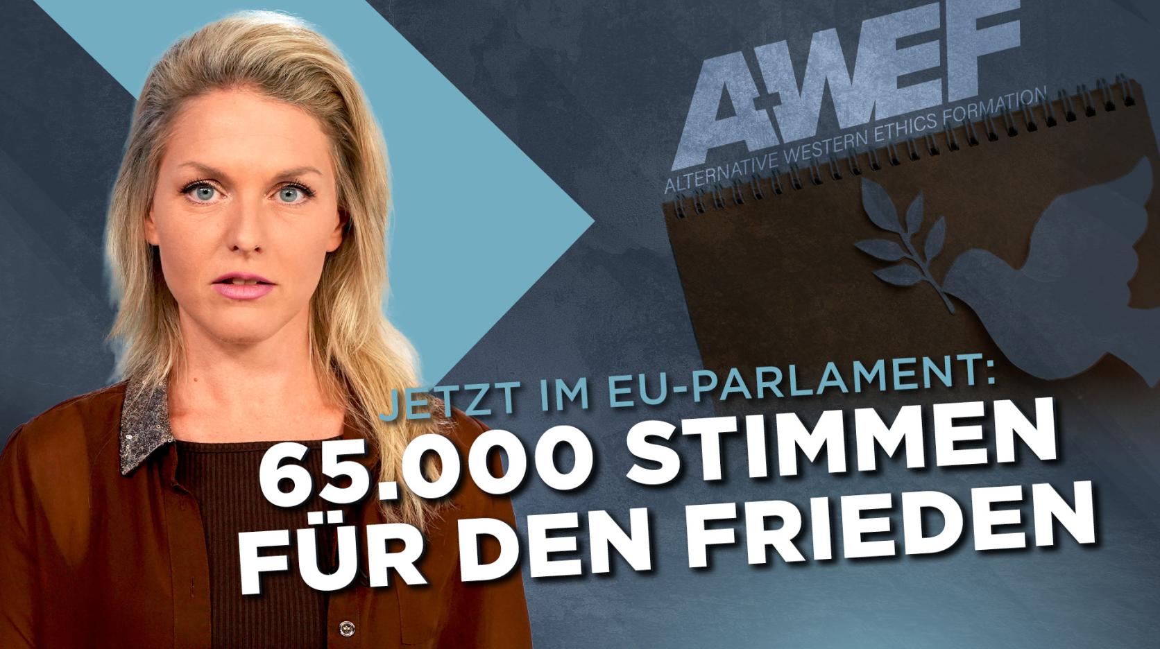 Jetzt wird sie gehört – unsere Botschaft im EU-Parlament: Nein zum Krieg