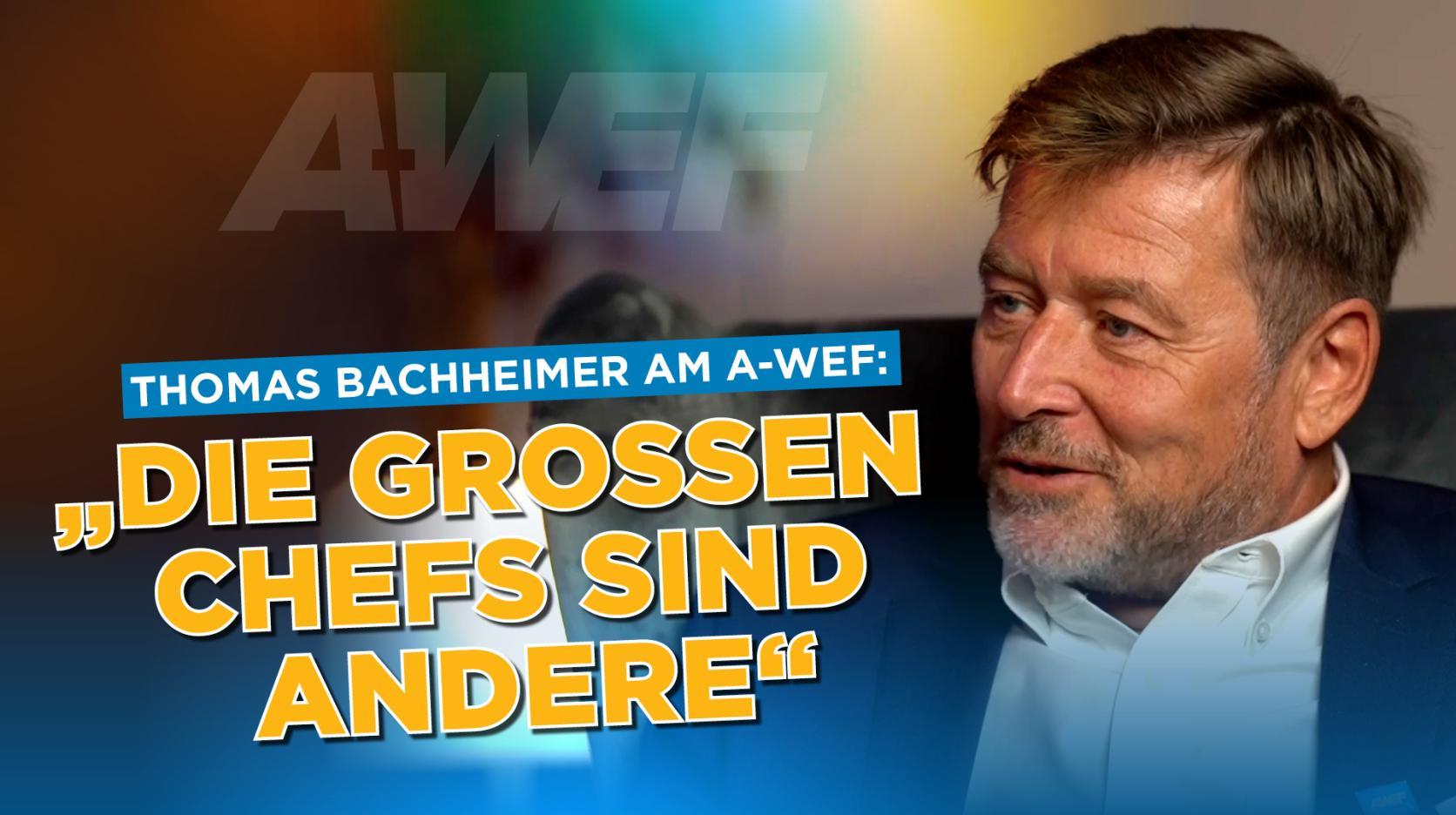 A-WEF Thomas Bachheimer: "Es ist erstaunlich, wie unwichtig Europa ist"